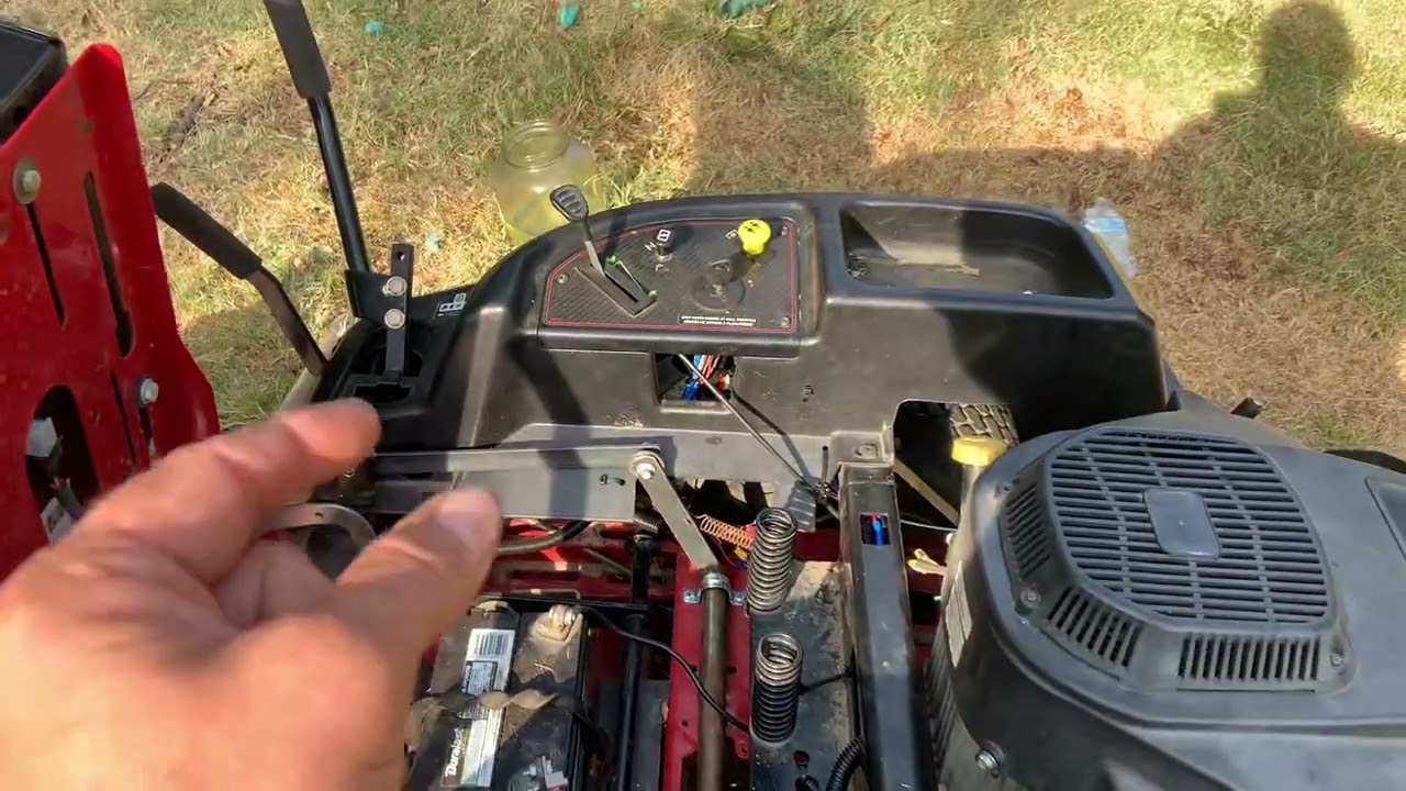 How to replace the electric brake module on a Toro with a manual brake.
