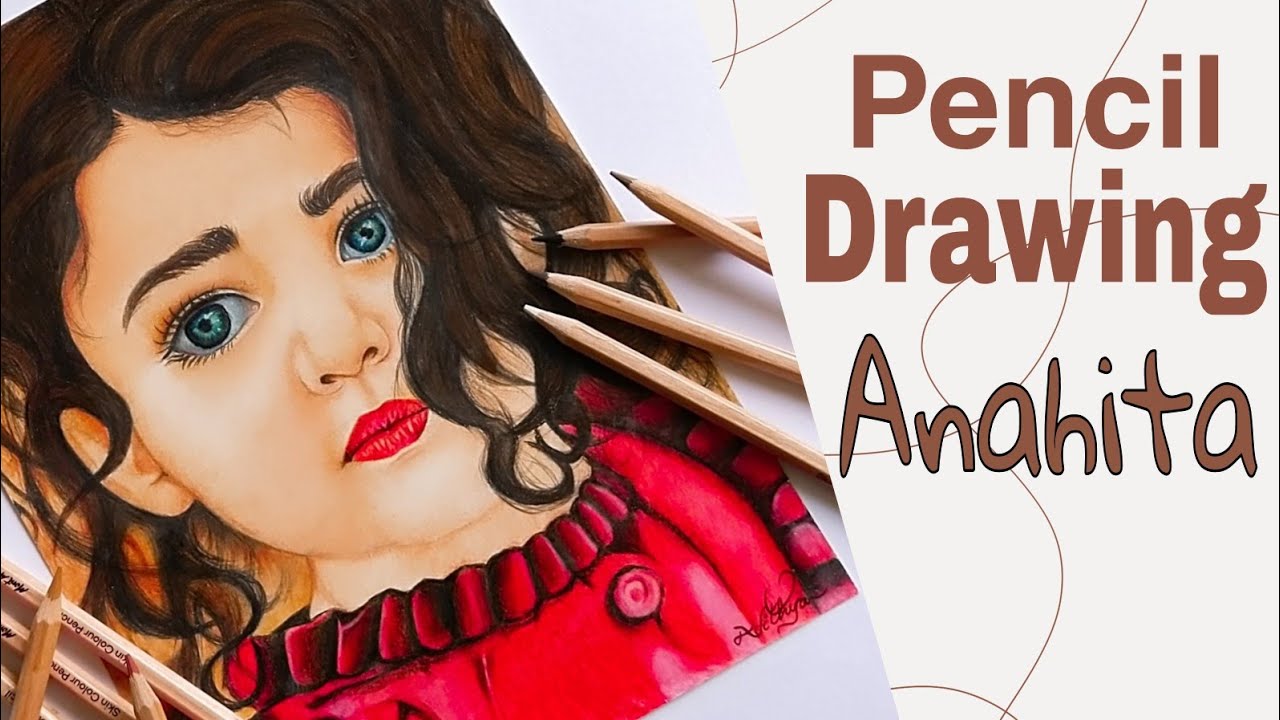Pencil Drawing of Anahita Hashemzadeh