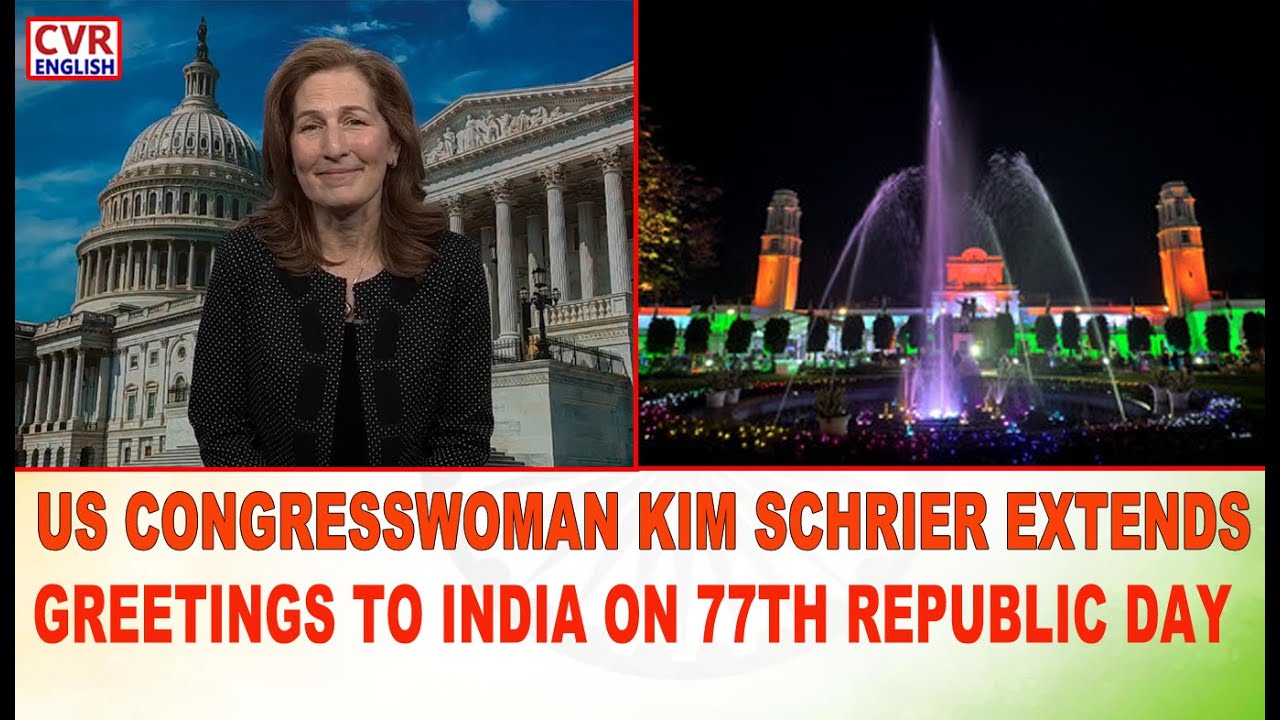 US Congresswoman Kim Schrier celebrates India's 77th republic day, praises democratic values | CVR