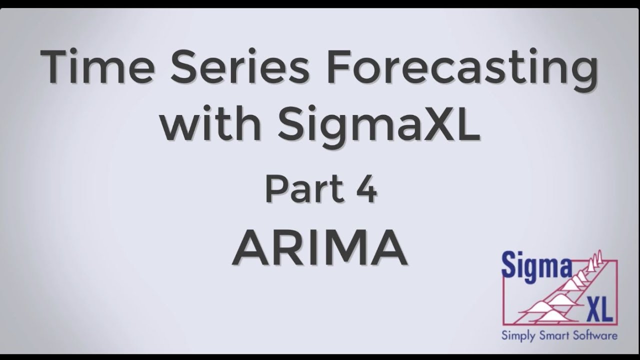 Прогнозирование временных рядов с помощью SigmaXL — Часть 4