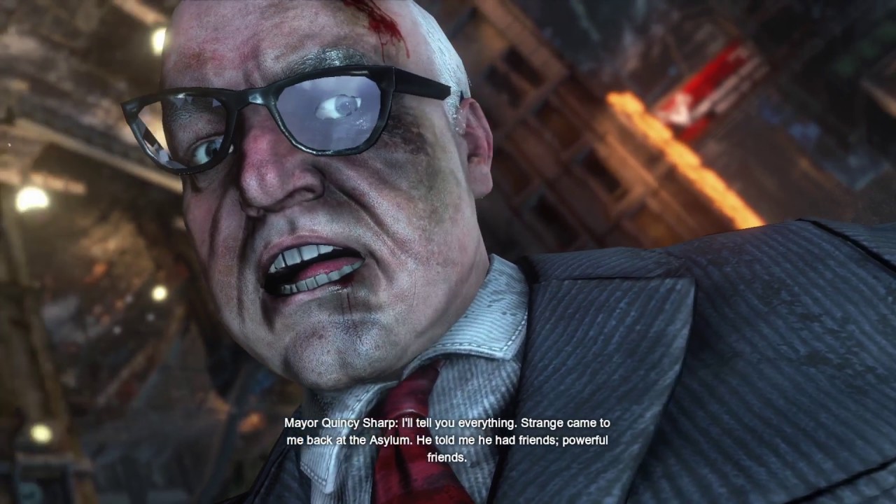 Batman arkham city interrogate quincy sharp