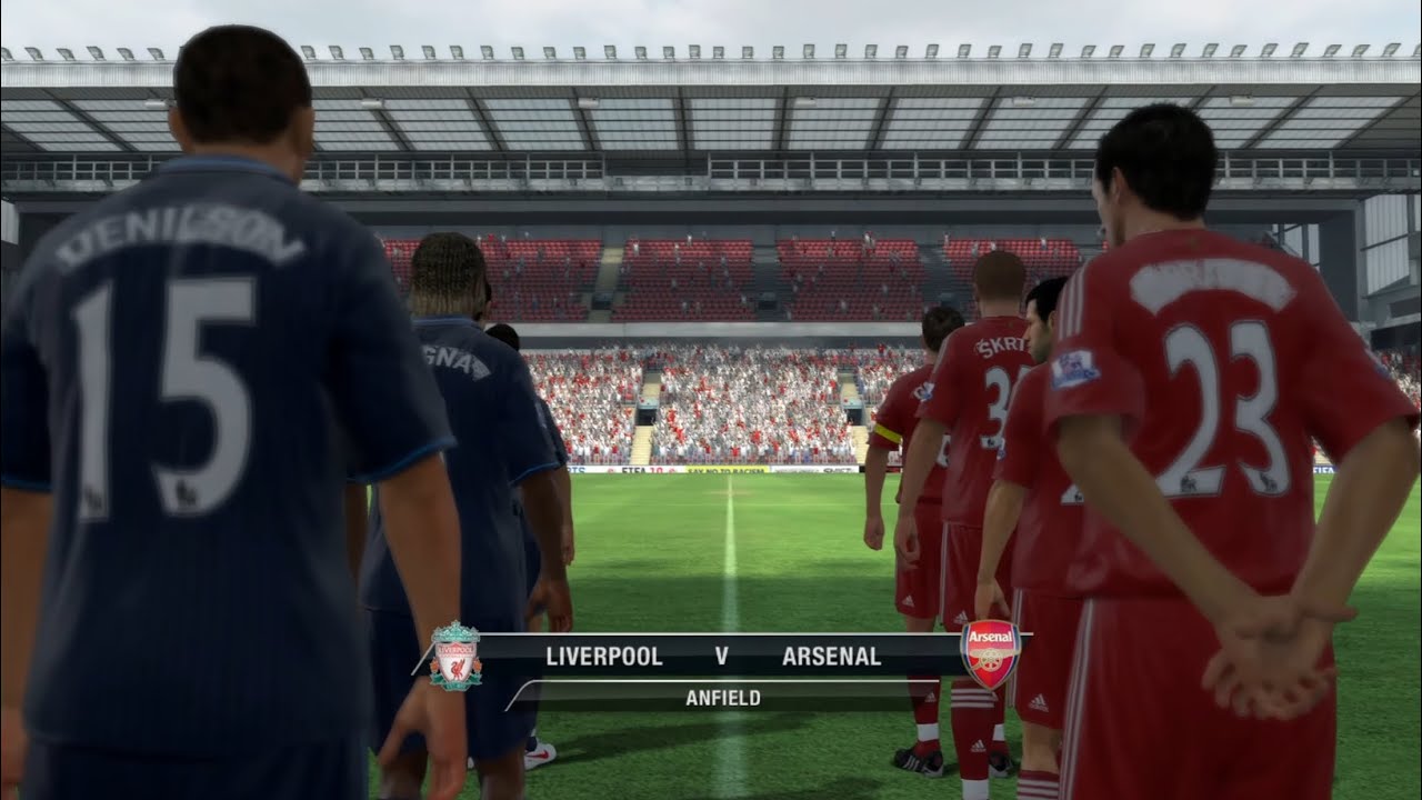 FIFA 10 (PS3) RPCS3 Gameplay - Liverpool Vs Arsenal