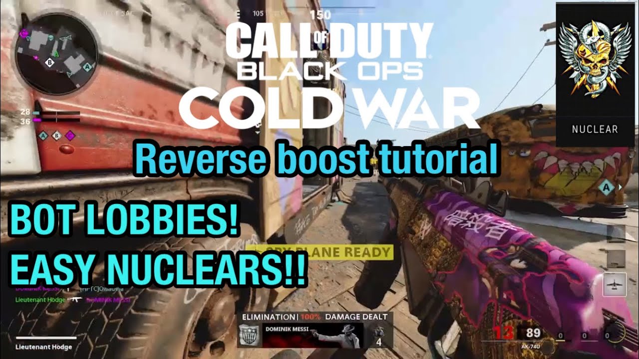 How to reverse boost in Black ops Cold war and get East Nukes! 2021