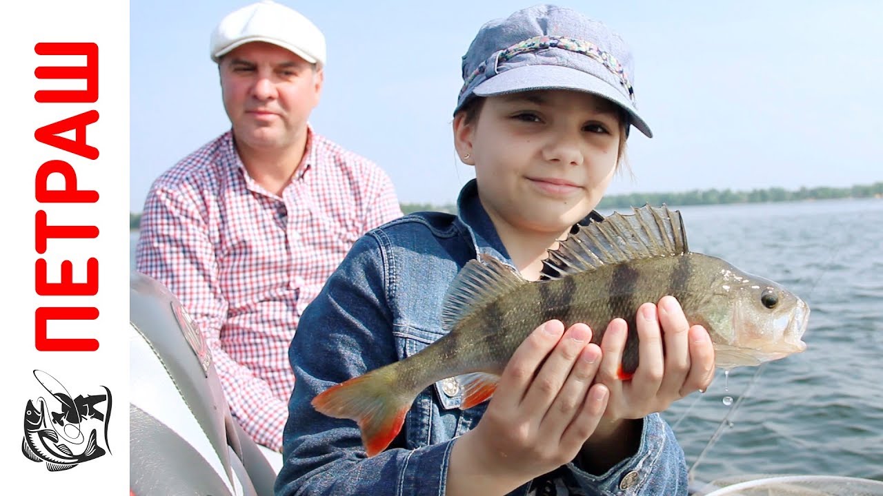 Ловля окуня НА ОТВОДНОЙ ПОВОДОК с лодки На силиконовые приманки Фанатик