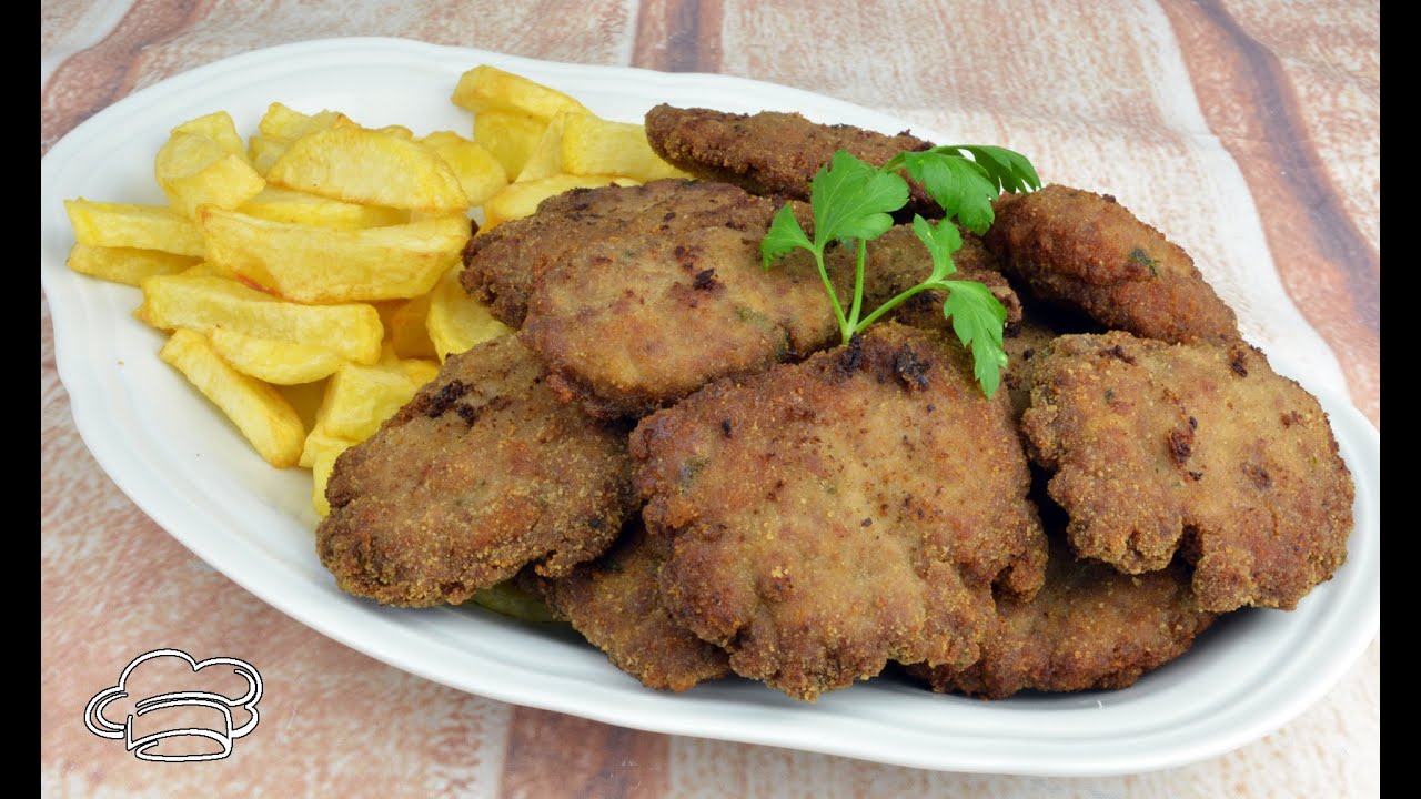 MENÚ COMPLETO PARA LA CENA Filetes rusos con patatas y ensalada