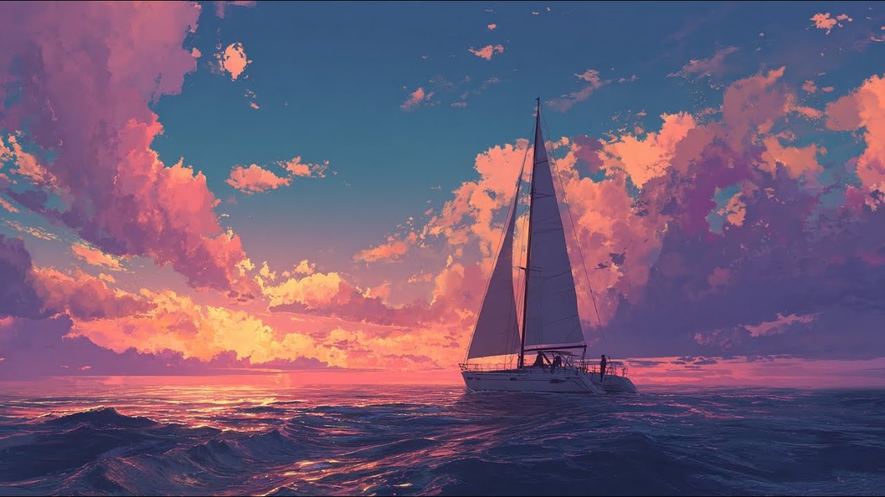 Catamaran Sunset - Smooth Jazz Guitar - Instrumental Music