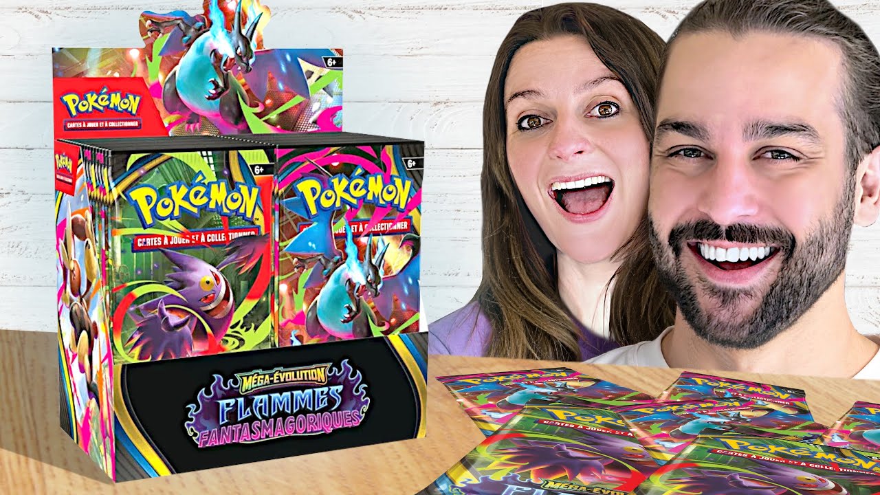 Premi&egrave;re DISPLAY Pok&eacute;mon Flammes Fantasmagoriques ! ( ME02 )