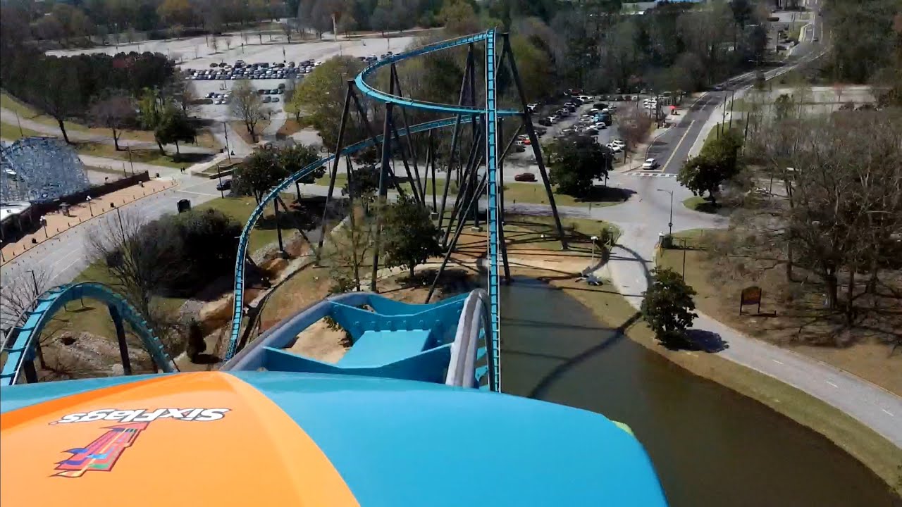 Goliath Front Seat POV 2025 FULL HD Six Flags Over Georgia