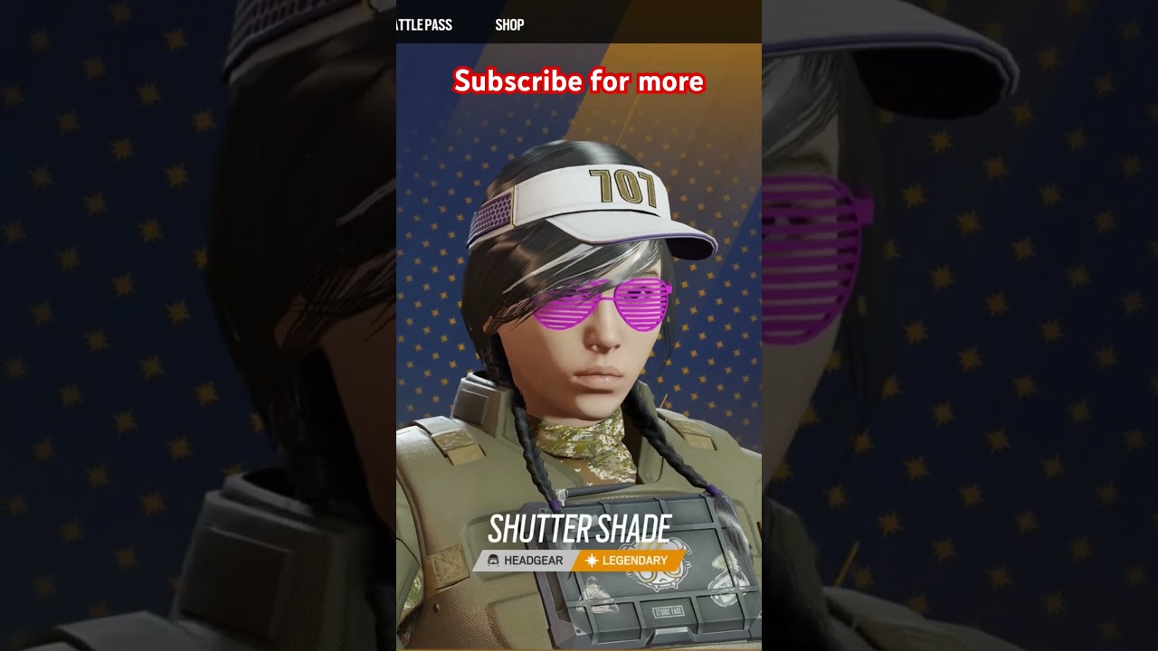 Rainbow six siege : opening golden pack funny gift LOL 🤣