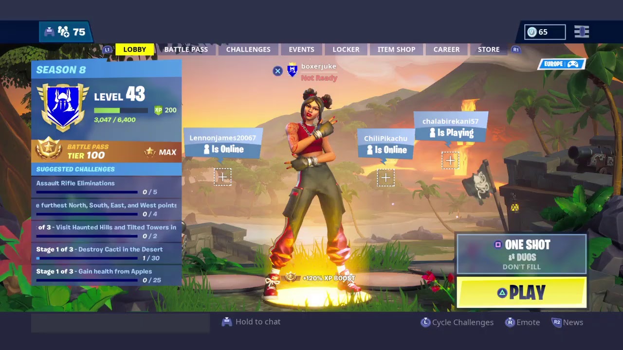 Fortnite season 8 one shot is back