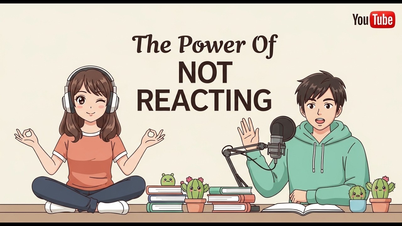 Master Your Emotions in English 🚀 | The Power of Not Reacting | Easy English Podcast