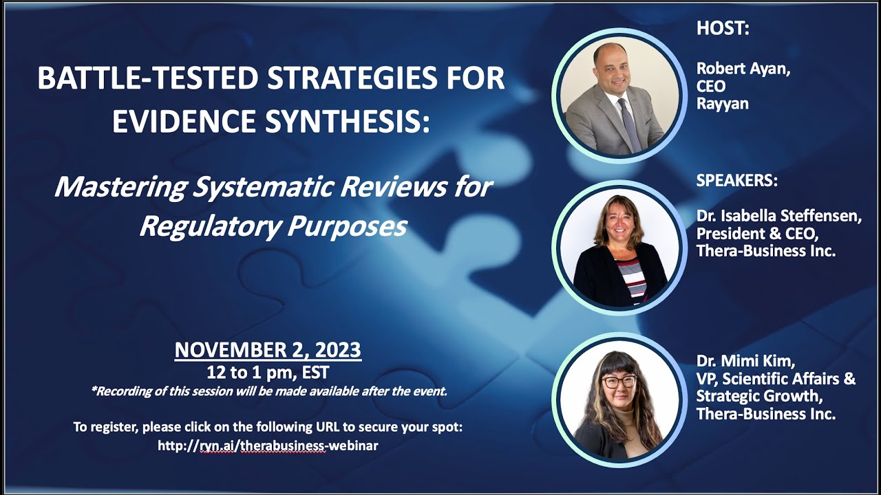 Mastering Systematic Reviews for Regulatory Compliance