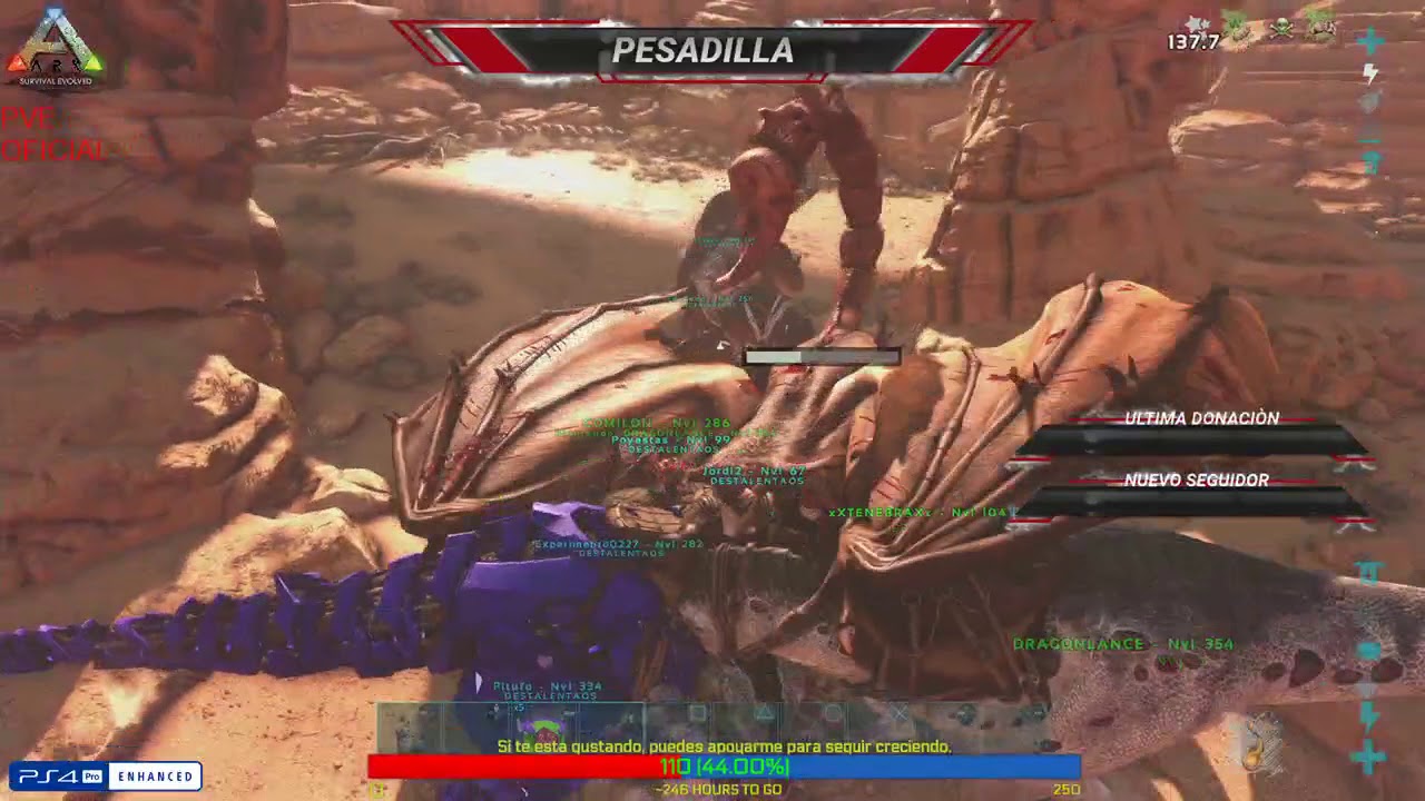 PS4 PRO - ARK SURVIVAL  BOSS MANTICORA EASY
