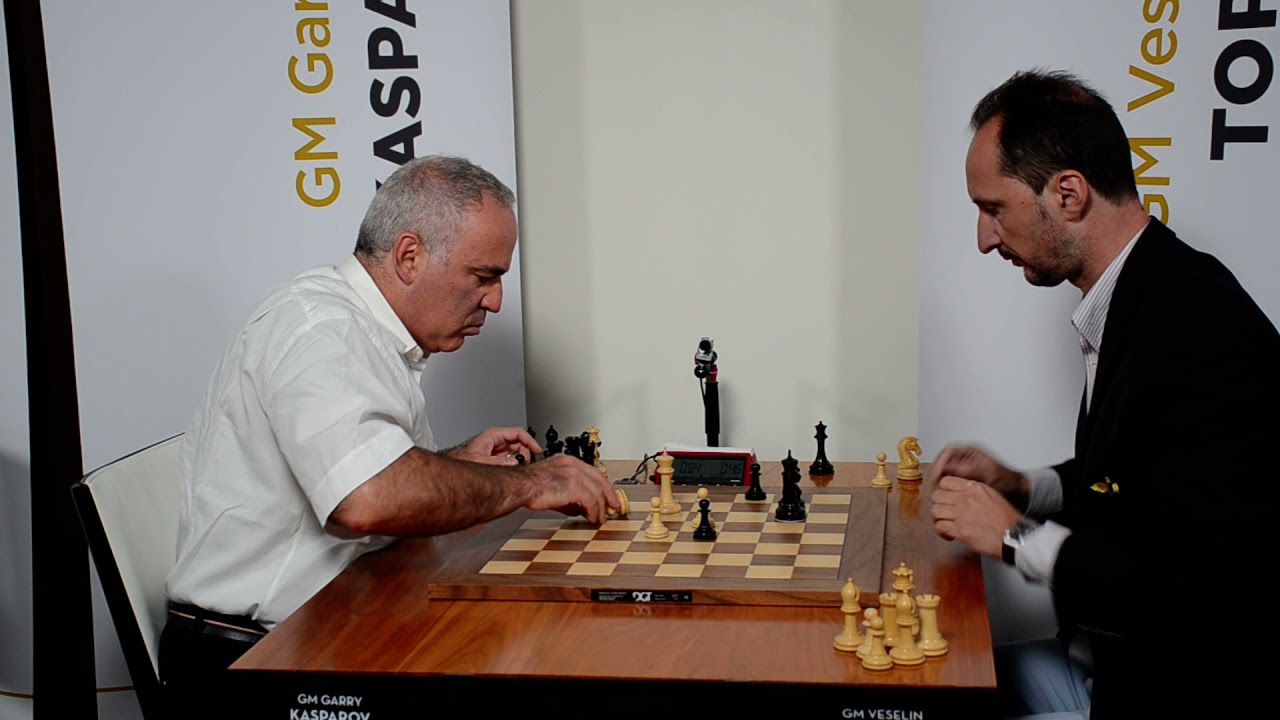 Garry Kasparov vs Veselin Topalov Blitz Fury at 2018 Champions Showdown