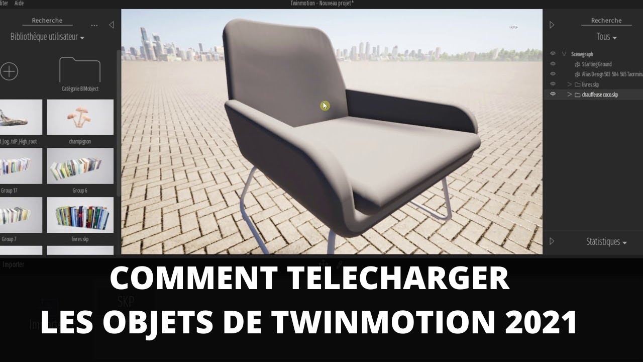 Comment Télécharger La bibliothèque de Twinmotion 2021