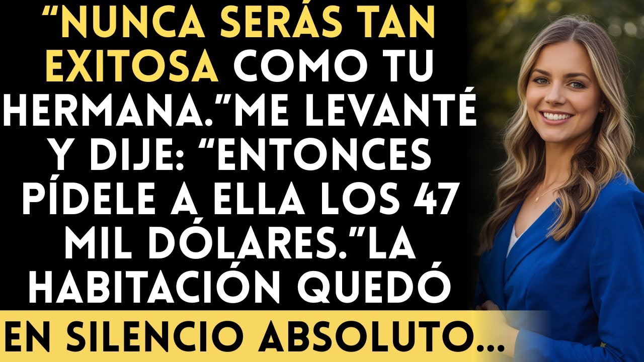 Mamá me llamó un fracaso en la cena… hasta que revelé quién ha estado pagando sus cuentas...