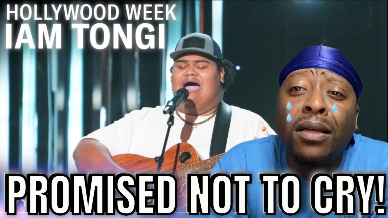 HIP HOP Fan REACTS To Iam Tongi Fights Back Tears While Singing 