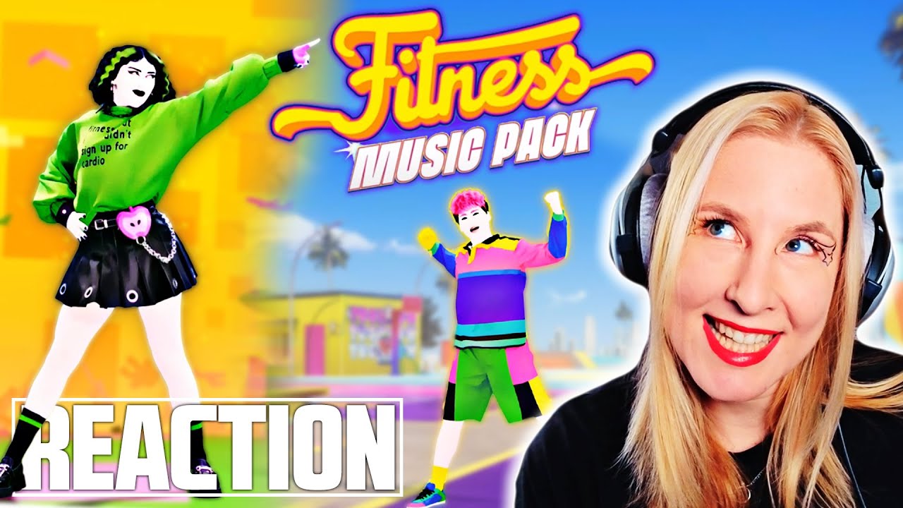 JUST DANCE 2025 - NEW Fitness Music Pack REACTION 💪😲