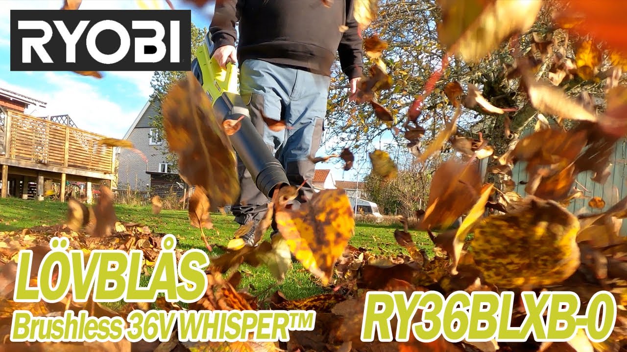 Ryobi Lövblås Brushless 36V WHISPER™ RY36BLXB-0