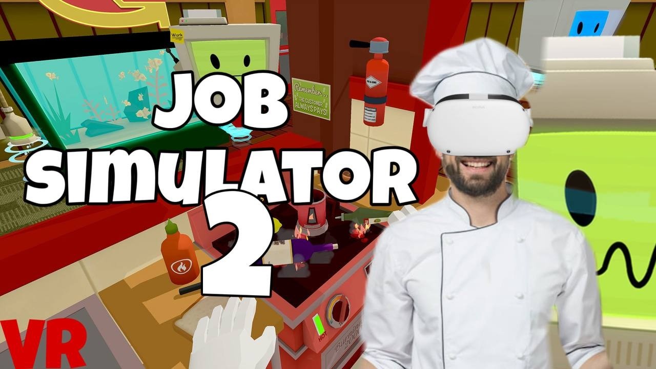 РОБОТЫ И СПАЛЕННАЯ КУХНЯ/Job Simulator №2
