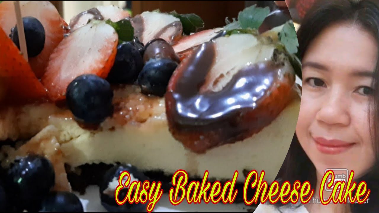 Easy Baked Cheese Cake Recipe || vlog #55