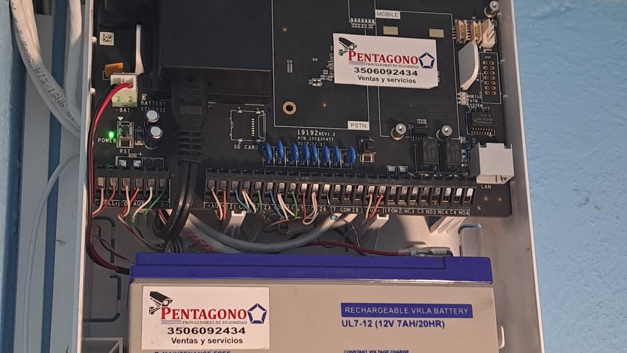 instalacion alarma Hikvision AX HYBRID PRO