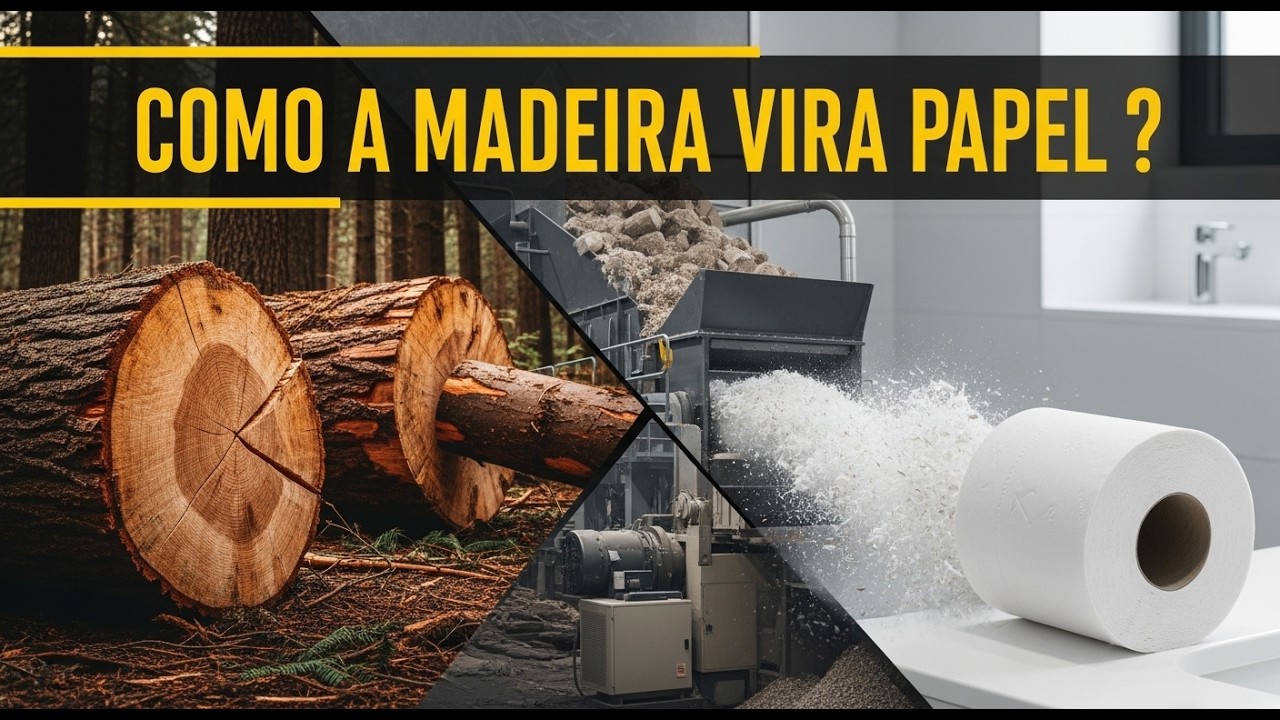 De Árvores a Rolos: A Gigantesca Linha de Produção de Papel Higiênico