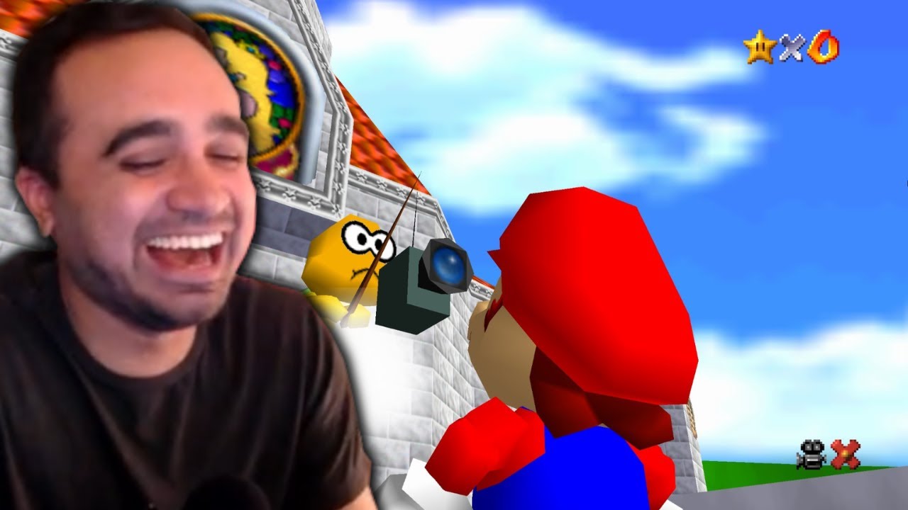 I try to finish my runs... (Super Mario 64)
