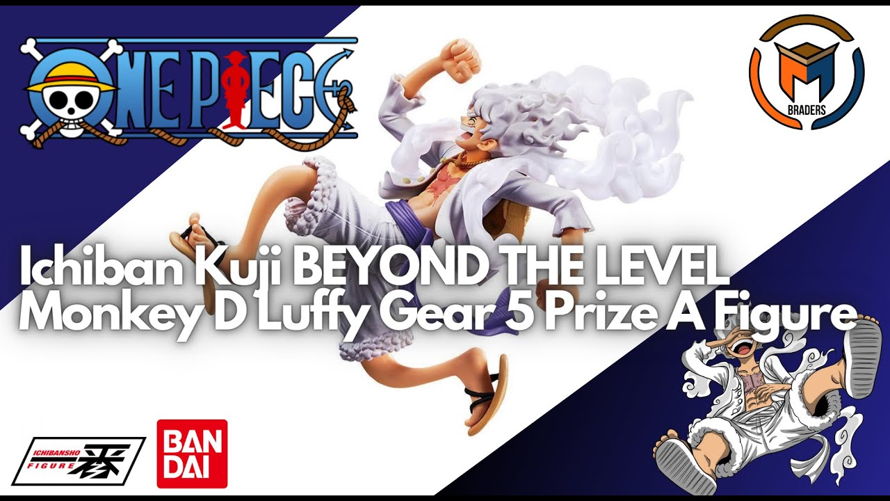 Ichiban Kuji ONE PIECE BEYOND THE LEVEL Monkey D Luffy Gear 5 Prize A Figure - Unboxing and Review