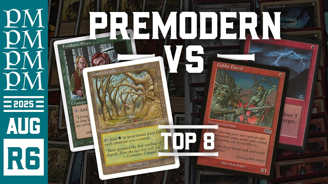 Angry Elves против Sligh — 6-й раунд — турнир Premodern, август 2025 г.