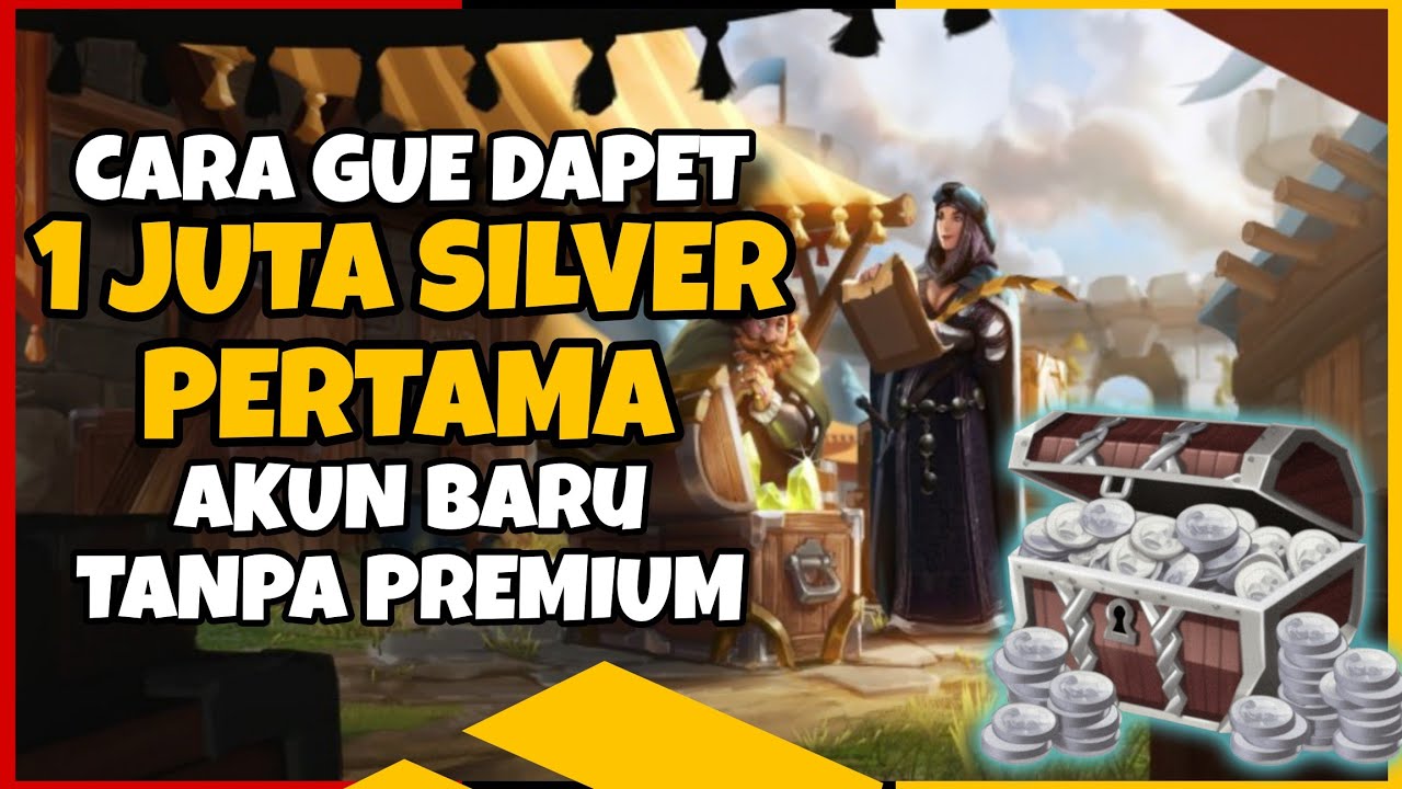 1 Juta Silver Pertama | Tutorial Albion Online Indonesia | Market Flipping
