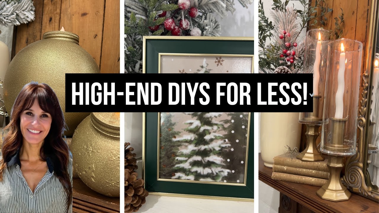 Dollar Tree Christmas DIYs | Pottery Barn, Ralph Lauren & Target Dupes 🎄✨