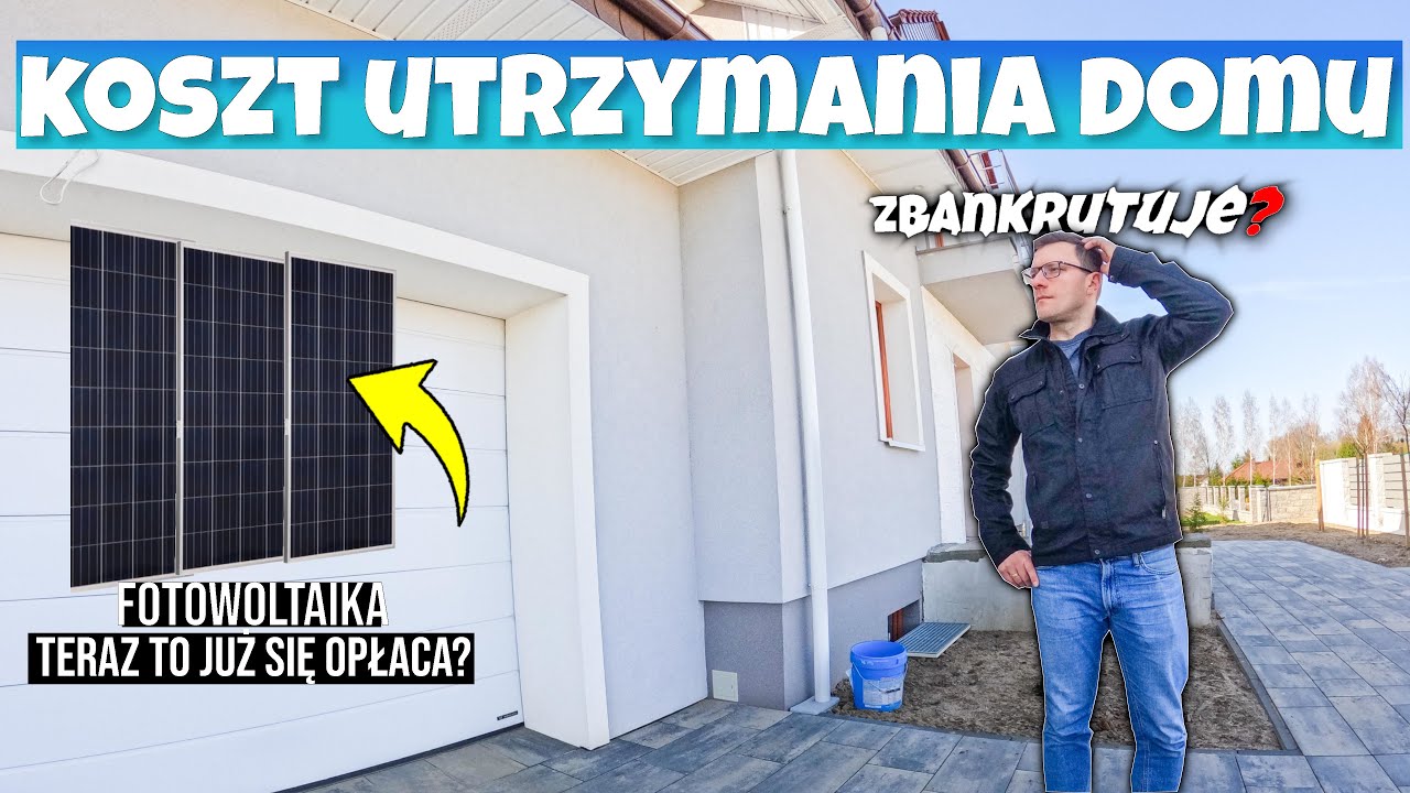 RACHUNKI ZA DOM | ILE KOSZTUJE UTRZYMANIE DOMU | FOTOWOLTAIKA TERAZ SIĘ OPŁACA | GAZ | PRĄD |WODA
