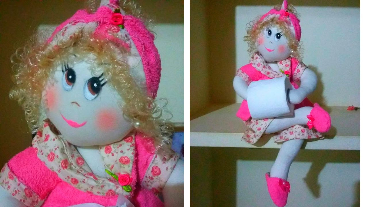 BONECA PORTA PAPEL HIGIÊNICO | Juliana Dantas