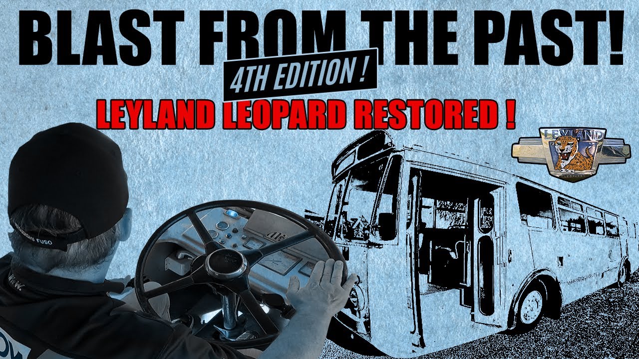 【1976 Leyland Leopard】4 speed Pneumo   cyclic  Semi Automatic, great Leyland 680 engine sound  Driv