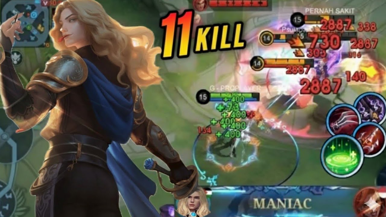 11 Kills  Lancelot 💪 Insane Ranked Full Gameplay | Poco x3 Pro vs iPhone 13 🤔 