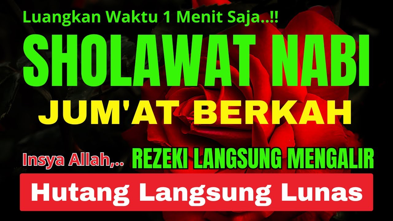 SHOLAWAT PENARIK REZEKI PALING DAHSYAT, Sholawat Nabi Muhammad SAW, SALAWAT JIBRIL PALING MERDU