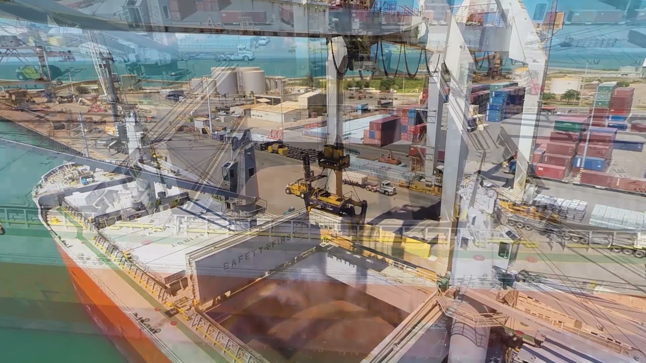 Loading of Concentrate on Berth 3 with Rotabox