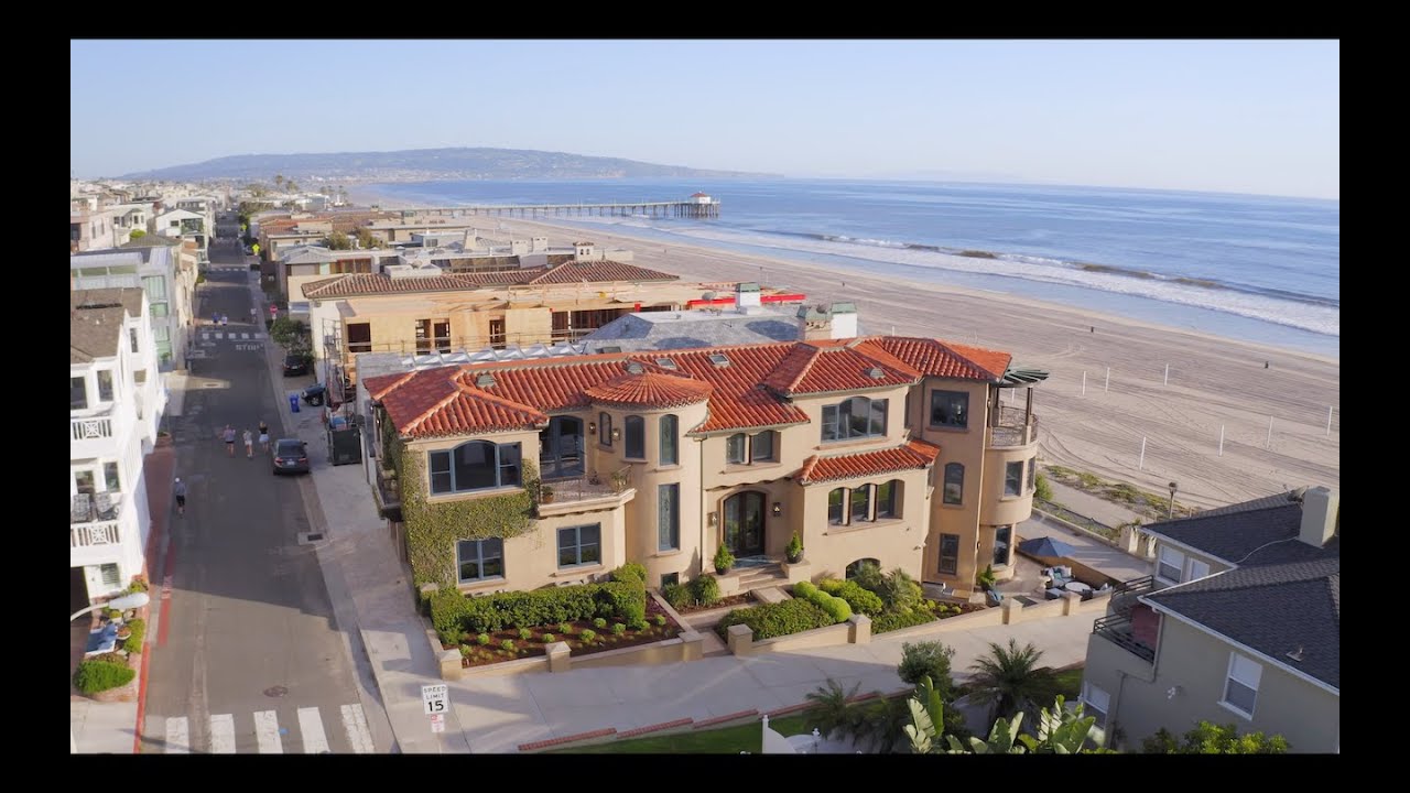 $16,900,000 : Manhattan Beach Estate Located on The Strand