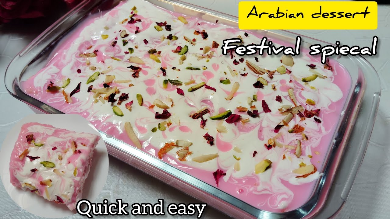 New Arabian Dessert Easy & Quick Recipe For Ramadan & Eid | Arabian  Bread pudding| Custard pudding