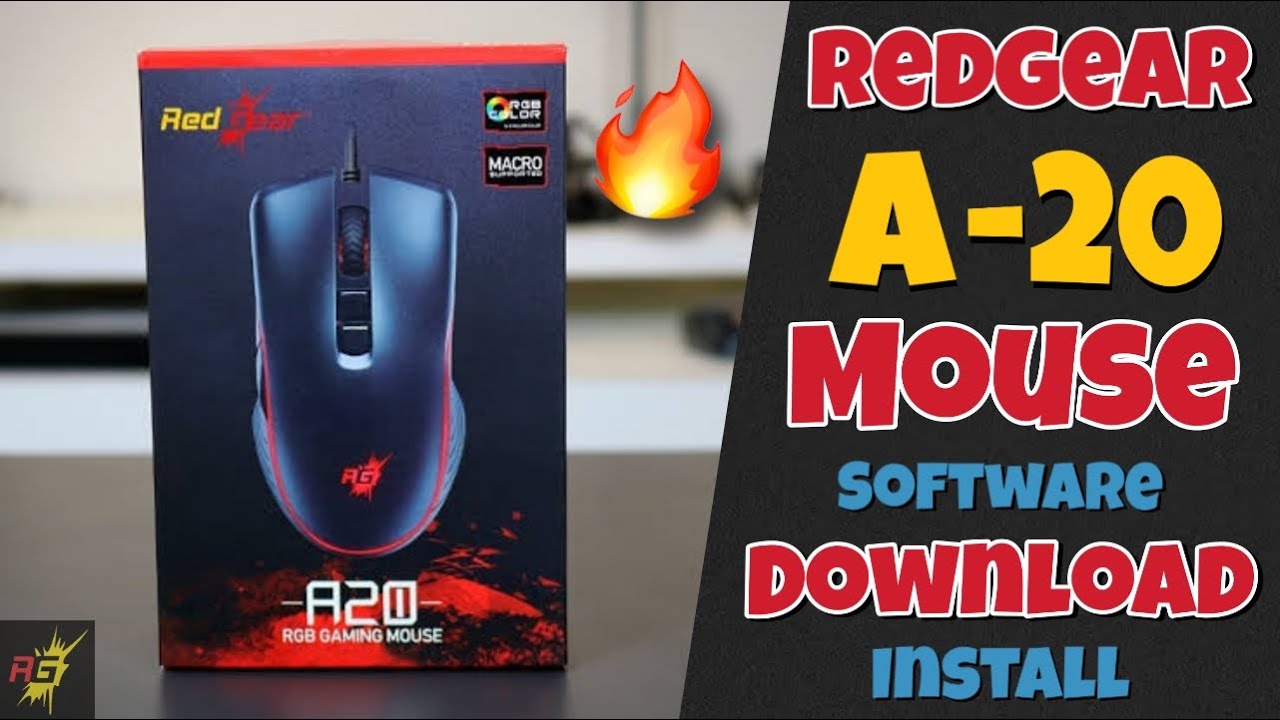 How To Download & Install Redgear A-20 Gaming Mouse Driver | How To Use Redgear A20 Mouse Software
