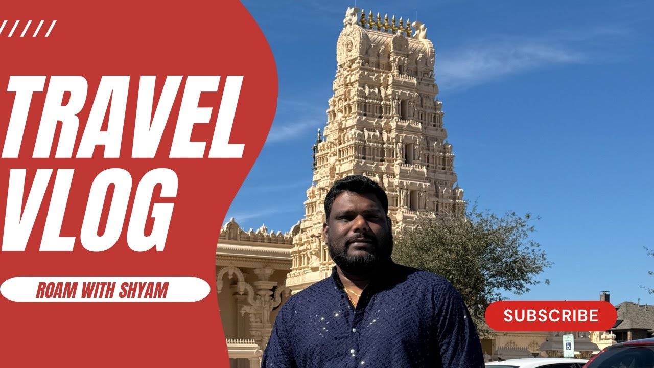 Dallas road trip | casino| hanuman temple | thatukadai | chennai cafe | kidszania | roam with shyam|