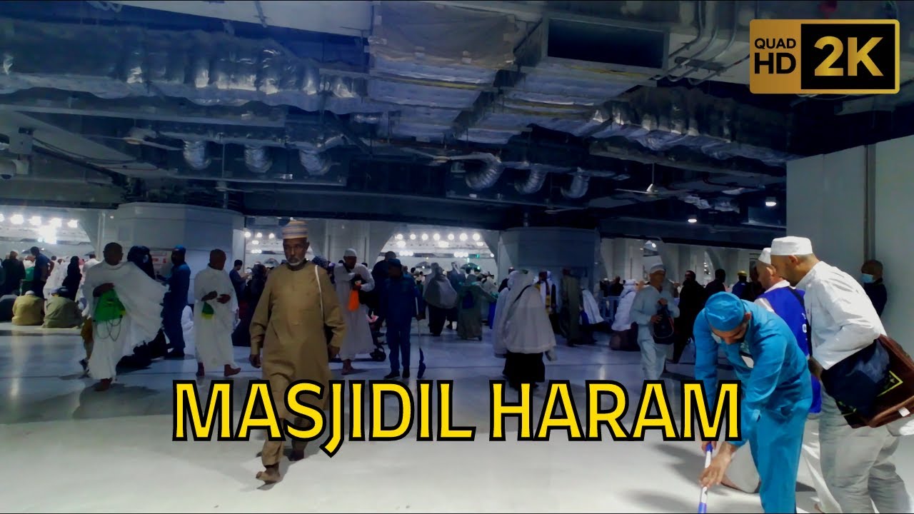 Umrah Walking Tour 2022, Strolling the City inside Masjidil Haram After Morning Prayer - Umrah Vlog