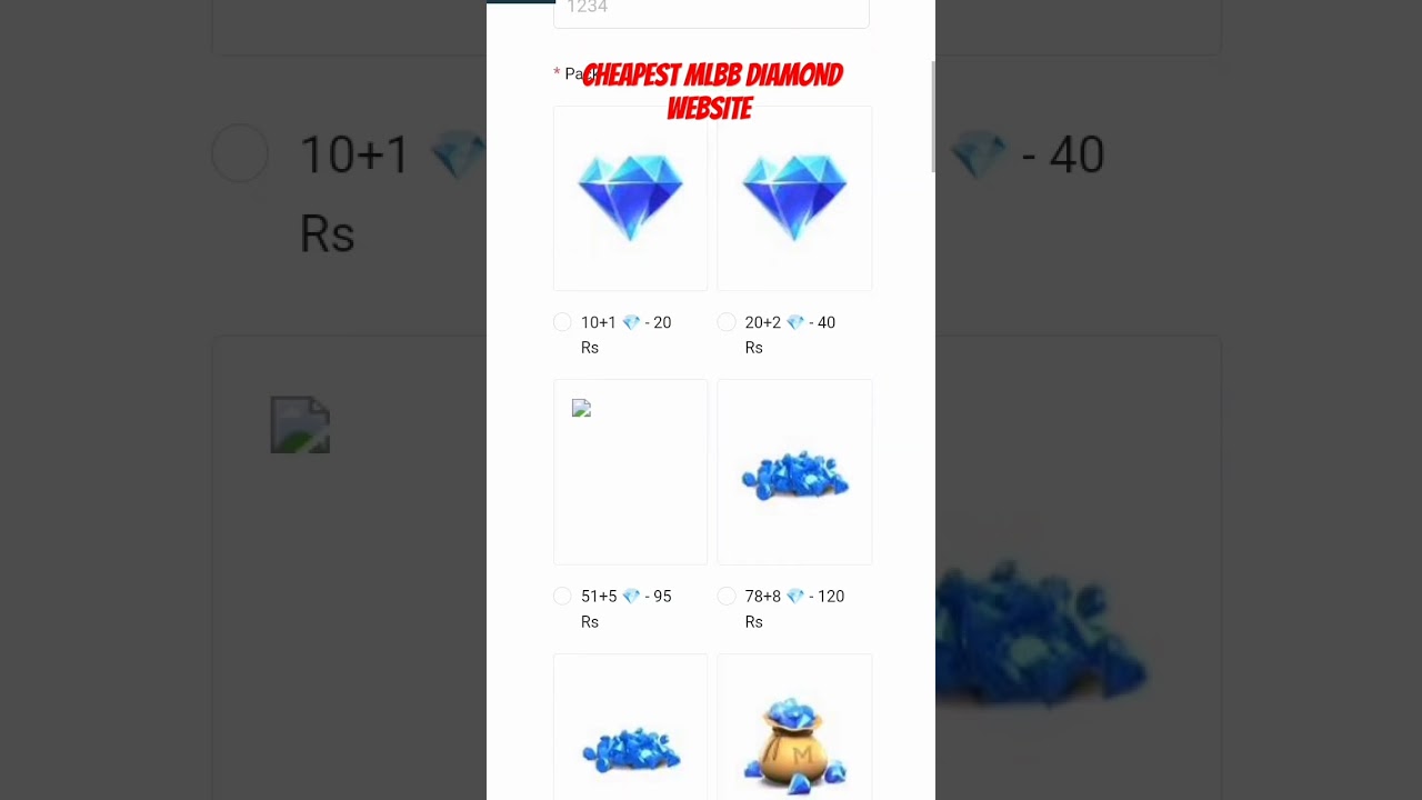 cheapest MlBB diamond recharge website#mlbb #mobilelegends