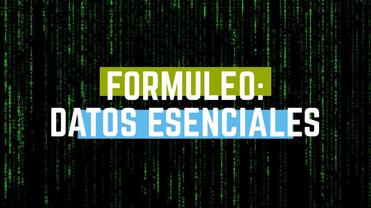 Formuleo y nomenclatura: datos esenciales APB
