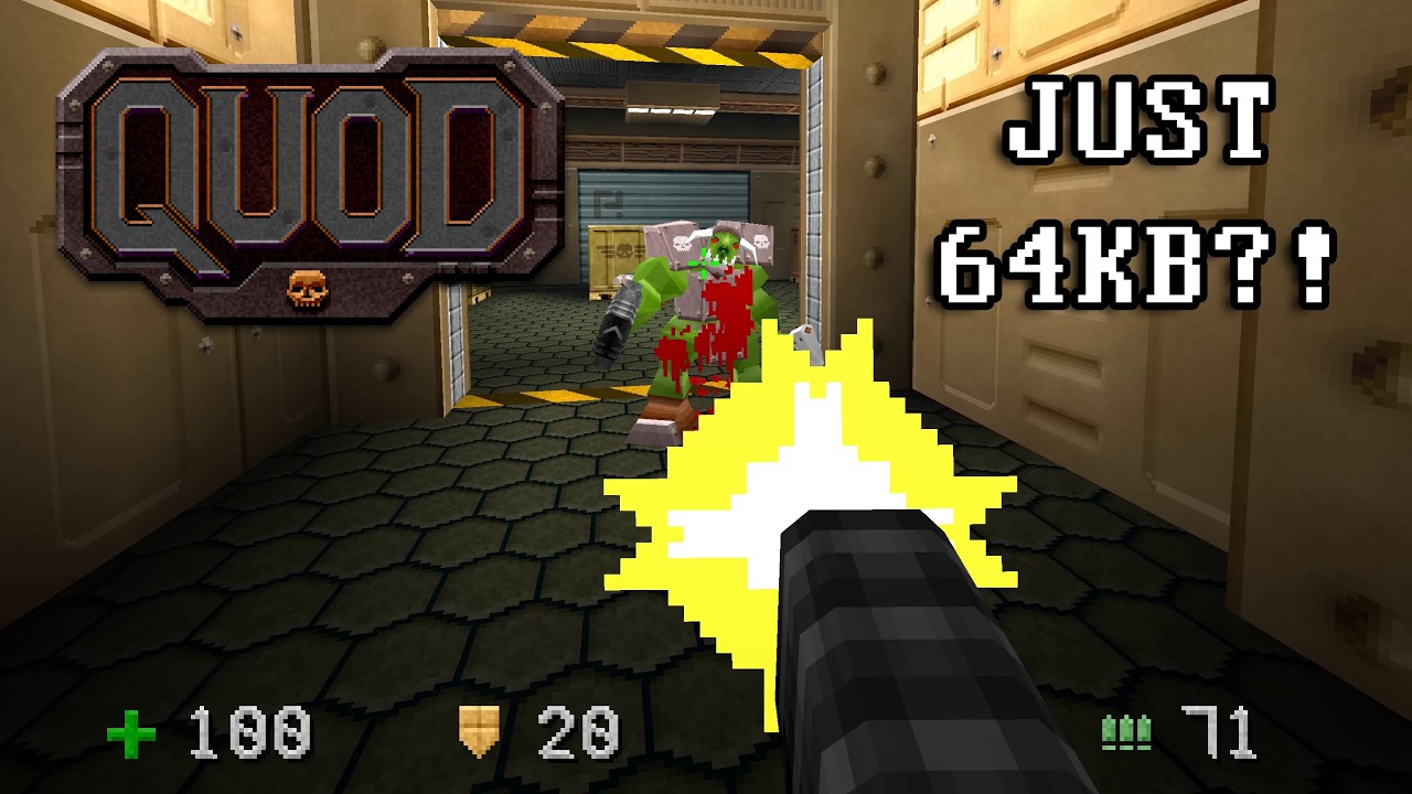 QUOD - A 64kb sized FPS (2026) [100%] | 4K/60