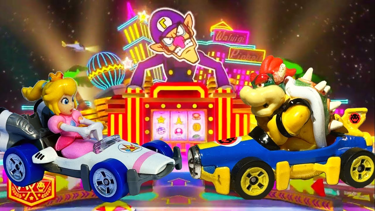 Waluigi Pinball - Episode 1 - The Race for the Mushroom Kingdom - Mario Kart Hot Wheels