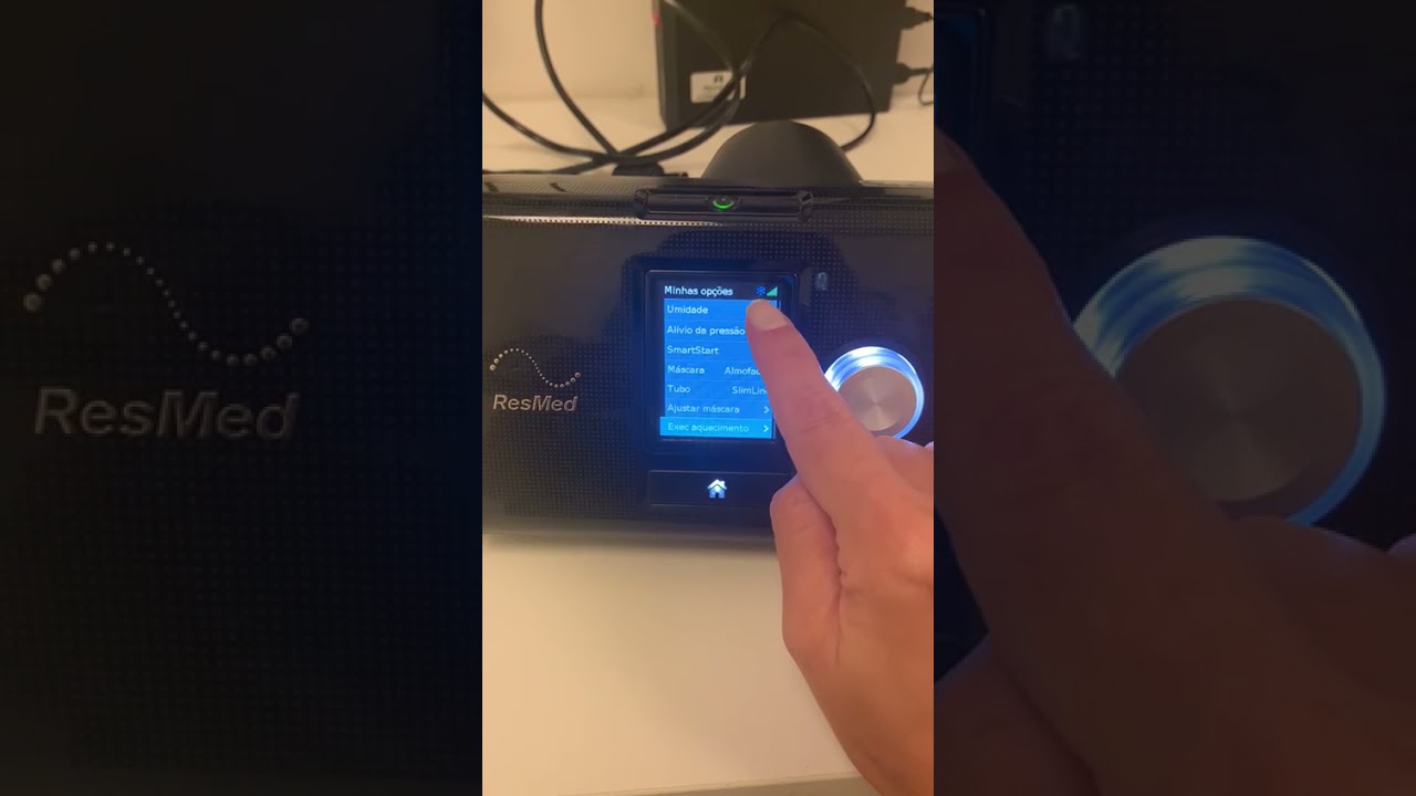 CPAP AirSense S10 - Teste do aquecimento do umidificador