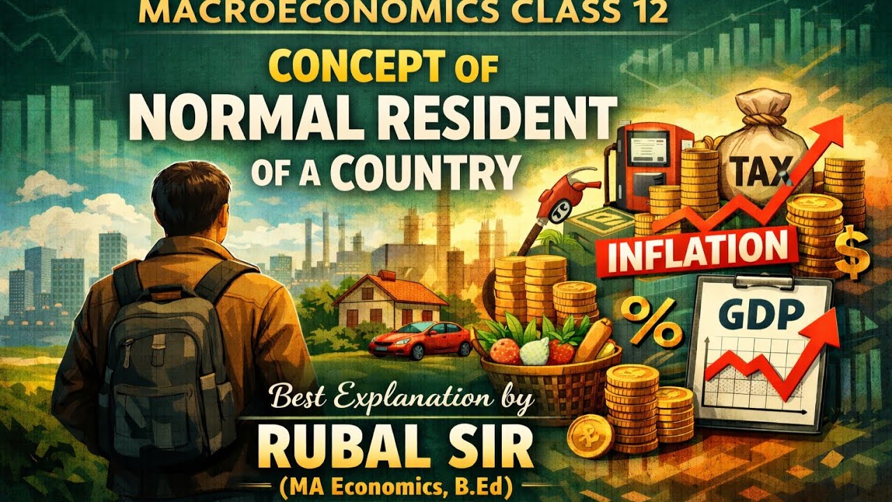 Concept of Normal Resident of a country #cbse #commerce #ecommerce #exam #economics 