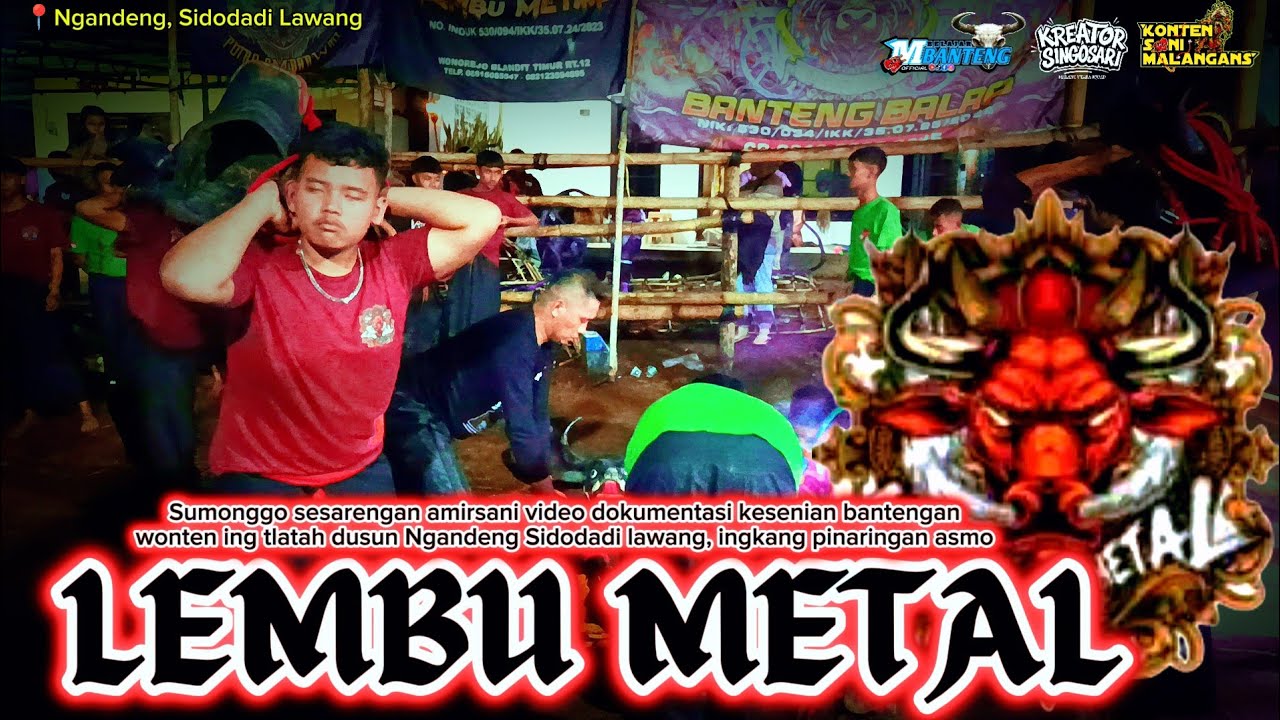 LEMBU METAL 🤘🏻 Tahun baruan mberot party ‼️ Live dusun Ngandeng Sidodadi lawang